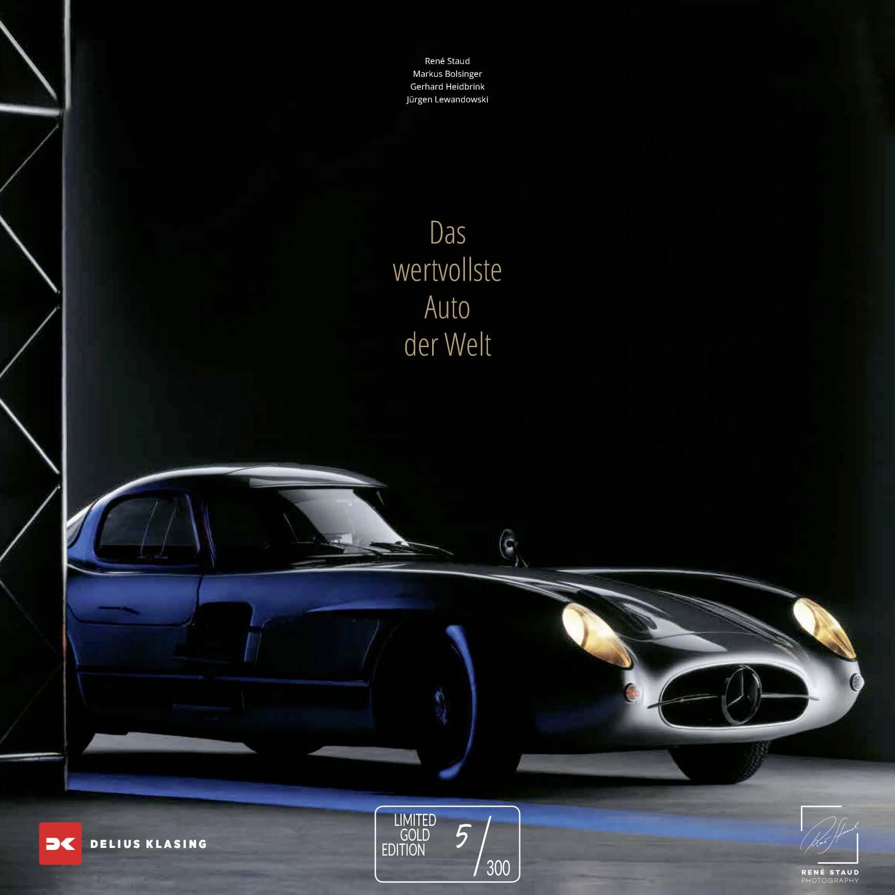 Uhlenhaut Coupe Auto Slr 300 SLR Uhlenhaut Signed Limited Gold Edition