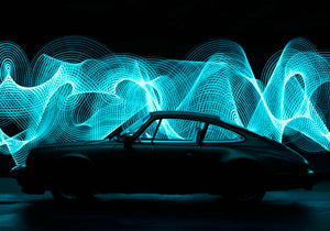 Porsche Art Collection Motiv "Porsche 911 Light Dance"