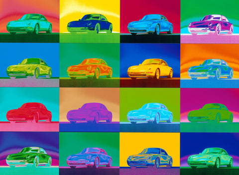 Porsche Art Collection Motiv "16 x 993"