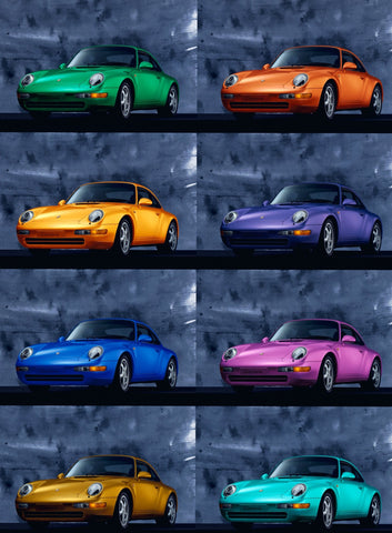 Porsche Art Collection Motiv "993 True Colors"