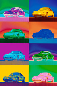 Porsche Art Collection Motiv "993 Complementary Colors"