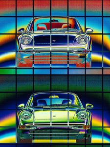 Porsche Art Collection Motiv "993 Tiled Wall"